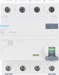  Siemens Wyłącznik różnicowoprądowy RCCB 4P typ A 63A 300mA 5SV3646-6
