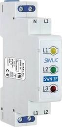  Simet Wskaźnik napięcia LED 3-fazowy SWN 3F TS 35 szary 85132012