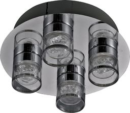 Lampa sufitowa Italux Plafon sufitowy metalowy chromowany Italux Marc ledowy HD-520M-04-1340 CH