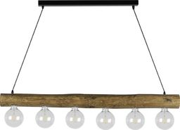 Lampa wisząca Spotlight Lampa wisząca brązowa Spotlight Trabo Simple z drewna 69880604