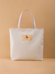 JASNA TOTE BAG Z TKANINY PŁÓCIENNEJ | STREET FASHION LOOK