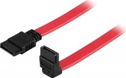 Deltaco SATA - SATA, 0.5m, Czerwony (Deltaco SATA-kabel - 50cm 7 pin SATA v)