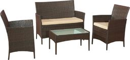 Bello Giardino Zestaw mebli ogrodowych Bello Giardino Comodo, brązowy