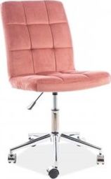 Krzesło biurowe Signal Q-020 Różowe