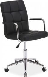 Krzesło biurowe Signal Q-022 Velvet Czarne