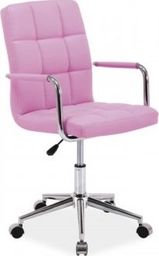 Krzesło biurowe Signal Q-022 Różowe