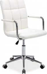 Krzesło biurowe Signal Q-022 Velvet Białe