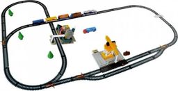 Import leantoys Zestaw Tory Pociąg Fabryka Przemysłu 670 cm 61 Ele