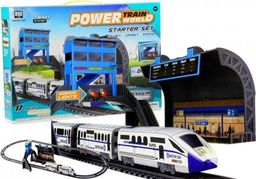Import leantoys Kolejka na Baterie 244cm + Dworzec 1 wagon