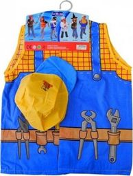 Import leantoys Strój Przebranie Budowlaniec Majsterkowicz Kostium