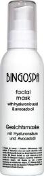  BingoSpa Maska z kwasem hialuronowym i 100% olejem awokado 