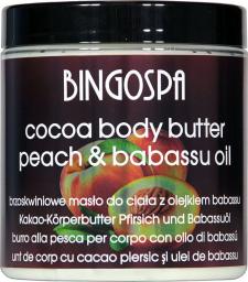  BingoSpa Cocoa Body Butter Peach with Babassu Oil 