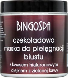  BingoSpa Czekoladowa maska do pielęgnacji biustu z kwasem hialuronowym i olejkiem z zielonej kawy BingoSpa