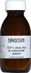  BingoSpa Wyciąg z Aloesu Lnu i Rumianku 100% 100 ml 