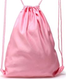  LisanBags Różowy plecak worek na sznurkach BASIC