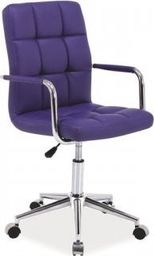 Krzesło biurowe Signal Q-022 Velvet Fioletowe