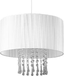 Lampa wisząca Lumes Lampa wisząca w stylu glamour E419-Wenez - biały