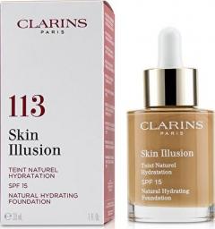  Clarins Skin Illusion Natural Hydrating Foundation Spf 15 113 Chestnut 30ml