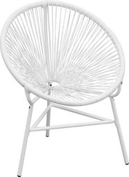  Elior krzesło ogrodowe Corrigan, białe (5377)