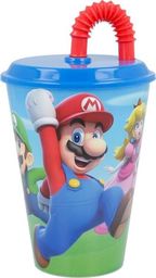 Forcetop Super Mario - Kubek ze słomką 430 ml uniwersalny