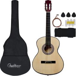 vidaXL 8-cz. zestaw do nauki gry na gitarze klasycznej, 3/4 (36)