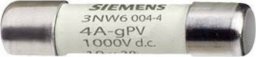  Siemens Bezpiecznik cylindryczny 10x38 mm 20A GPV Un DC 1000V 3NW6007-4