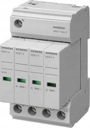  Siemens Ogranicznik przepięć C Typ 2 4P 20kA 350V układ 3+1 wąski 5SD7424-0