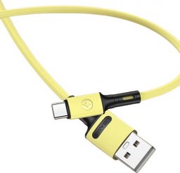 Kabel USB Usams USB-A - USB-C 1 m Żółty (69876-uniw)