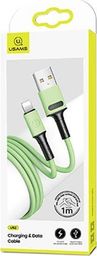 Kabel USB Usams USB-A - Lightning 1 m Zielony (69867-uniw)