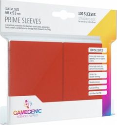 Gamegenic : Prime CCG Sleeves (66x91 mm) - Red, 100 sztuk