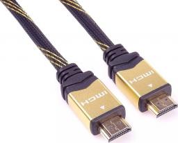 Kabel PremiumCord HDMI - HDMI 5m złoty (kphdm2q5)