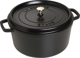  STAUB Garnek STAUB żeliwny okrągły 8.35 ltr czarny uniwersalny