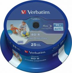  Verbatim BD-R 25 GB 6x 25 sztuk (43811)