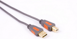Kabel USB Bridge Connect USB-A - USB-B 2 m Beżowy (BPC412)