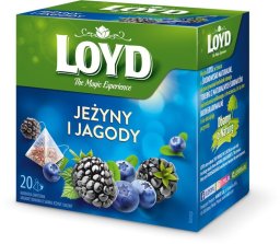 Loyd Herbata Jagoda i Jeżyna 20 torebek