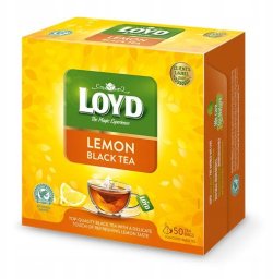 Loyd Herbata Lemon Black Tea 50 torebek