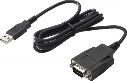 Kabel USB HP USB-A - RS-232 Czarny (J7B60AA)