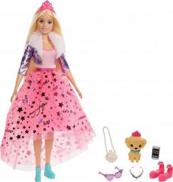 Lalka Barbie Mattel Princess Adventure - Księżniczka z pieskiem (GML76)