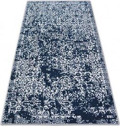  Dywany Łuszczów Dywan SENSE Micro 81260 - Vintage biały/niebieski, 120x170 cm