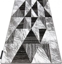  Dywany Łuszczów Dywan ALTER Nano Trójkąty szary, 180x270 cm
