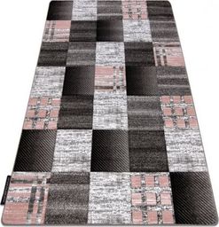  Dywany Łuszczów Dywan ALTER Siena Kwadraty kratka szary, 280x370 cm