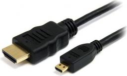 Kabel Savio HDMI Micro - HDMI 1m czarny (SAVIO CL-39)
