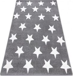  Dywany Łuszczów Dywan SKETCH - FA68 szaro/biały - Gwiazdki Gwiazdy, 240x330 cm