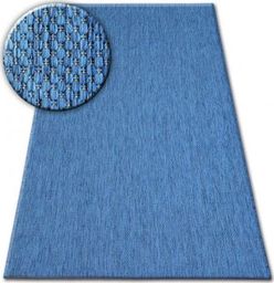  Dywany Łuszczów Dywan SZNURKOWY SIZAL FLAT 48663/330 niebieski GŁADKI, 120x170 cm