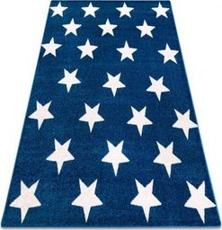  Dywany Łuszczów Dywan SKETCH - FA68 niebiesko/biały - Gwiazdki Gwiazdy, 240x330 cm