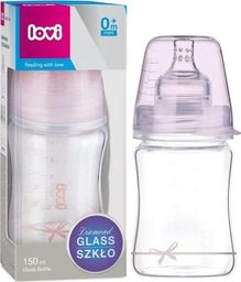  Lovi Butelka szklana Diamond Glass 150 ml Baby Shower Girl Lovi