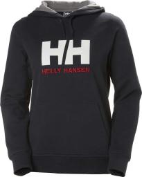  Helly Hansen Bluza damska W Logo Hoodie Alert Navy r. L