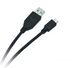 Kabel USB Libox USB-A - microUSB 1.8 m Czarny (LB0011)