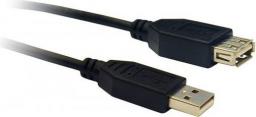 Kabel USB Libox USB-A - USB-A 1.8 m Czarny (LB0015)