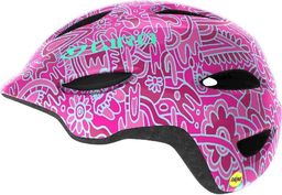 Giro Kask dziecięcy juniorski GIRO SCAMP pink flower land roz. XS (45-49 cm) (NEW) uniwersalny